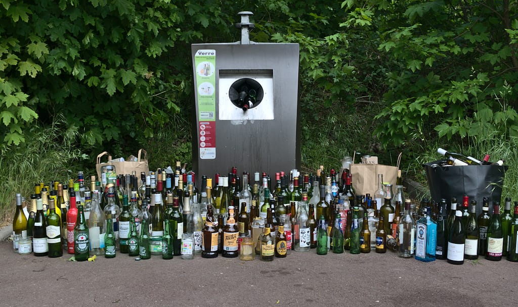 Glass Bottles for Recycling