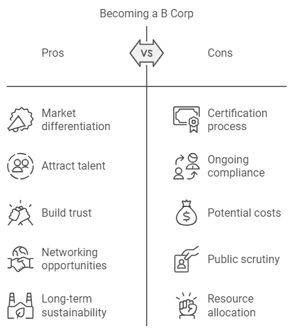 B Corp Advantages and Disadvantages