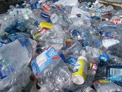 Plastic Water Bottles for Recycling