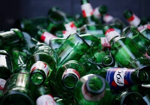 Green Glass Bottles