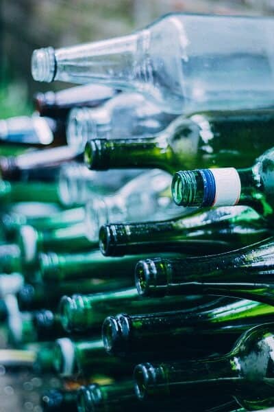 Green Bottles for Recycling