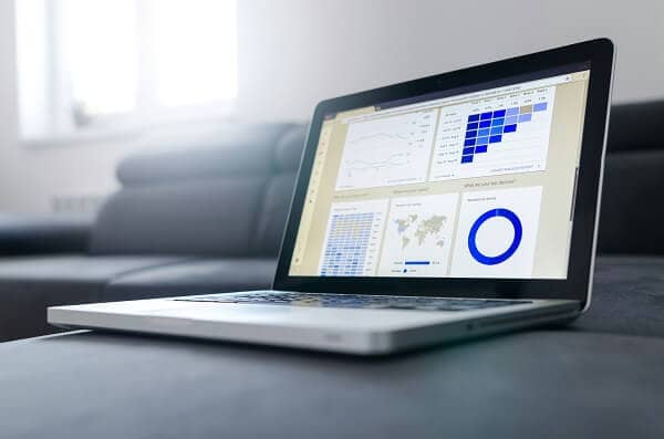 Data on Laptop