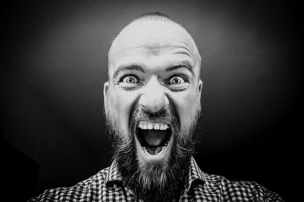 Yelling Man Scary
